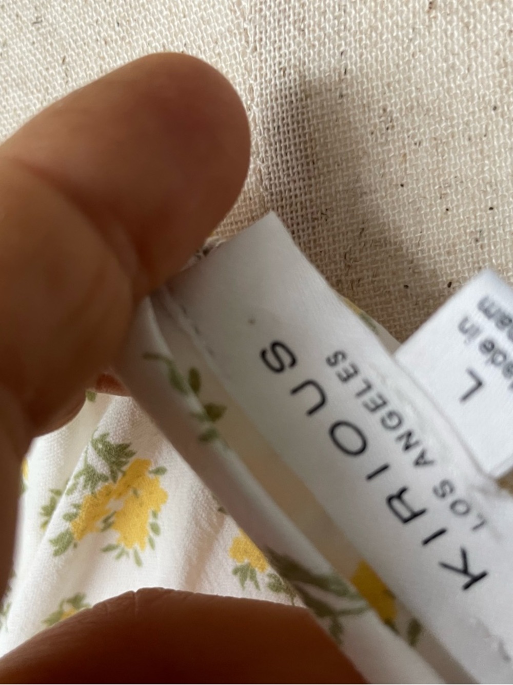 Striped Pink and Cream Button-Front Skirt, 100% silk and a  top, new with tags. - Picture 15 of 16